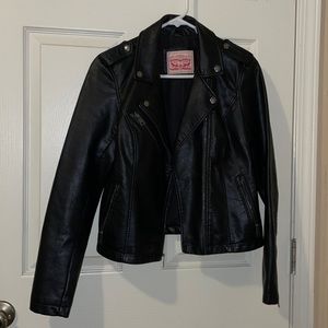 vegan levi’s leather jacket
